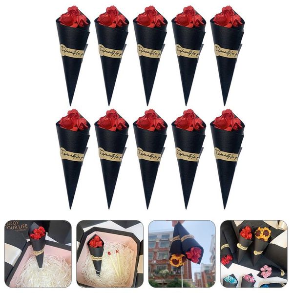 

gift wrap 10pcs mini sunflower rose bouquet natural decorative