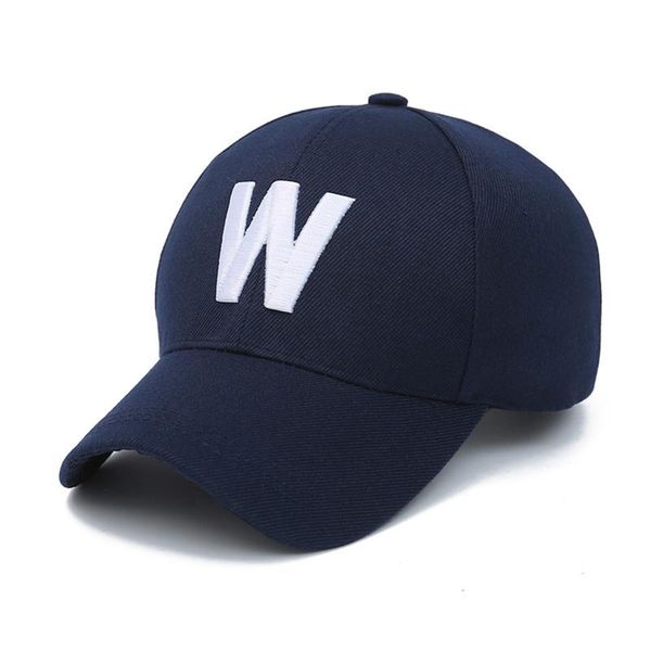 

outdoor hats men women baseball cap cotton w embroidery adjustable sport plain sun hat fh99, Black;white
