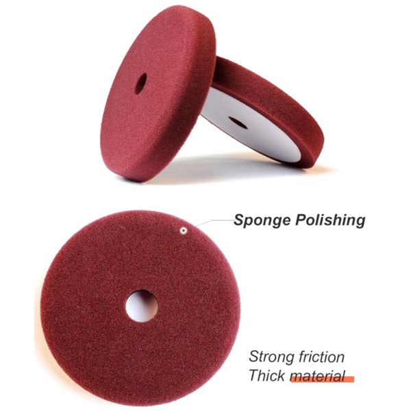 

car sponge polishing pad 3pcs buffing disc foam for waxing pads protable