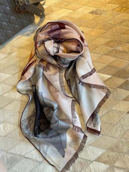 

scarves [slkscf] 200x110cm design printing long silk scarf butterfly muslim hijabs shawls neckerchief female, Blue;gray