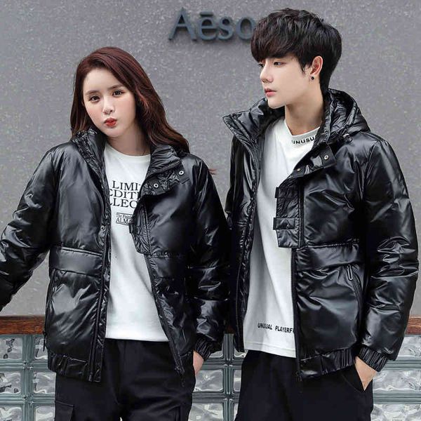 

women's trench coats winter coat, down jacket, sier metal windbreaker, large clothes, thick cotton padded warm 2021, Tan;black