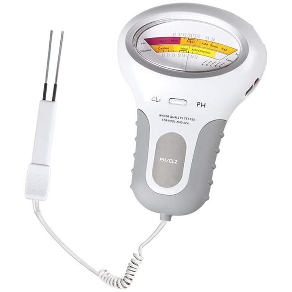 

meters portable digital water quality ph for swimming pool spa 2 in 1 analysis monitor suitable
