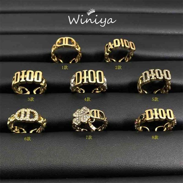 

75% off outlet online family new brass letter ring, Silver