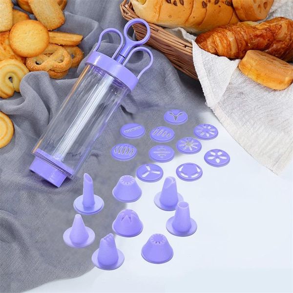 

baking & pastry tools creative cookie decorating plastic cake flower tool 10 pieces mouth set silk of flowers tip sets