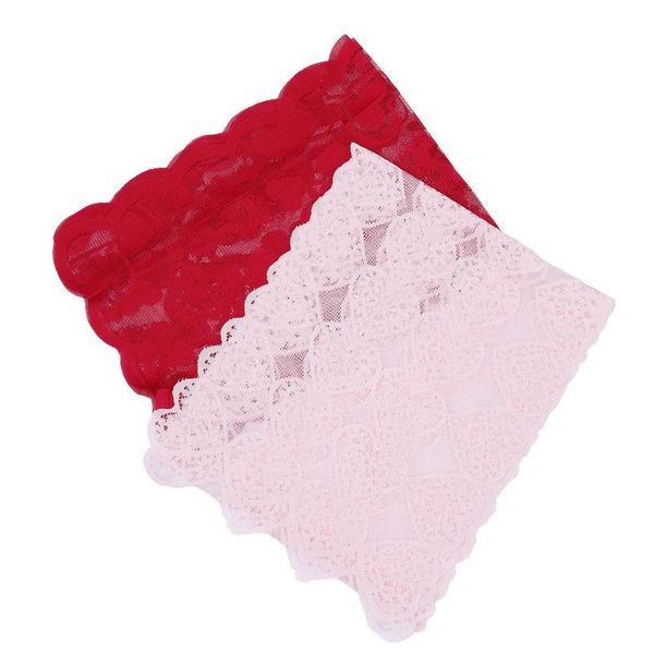 

2pcs love heart table runner for valentine anniversary wedding engagements cloth