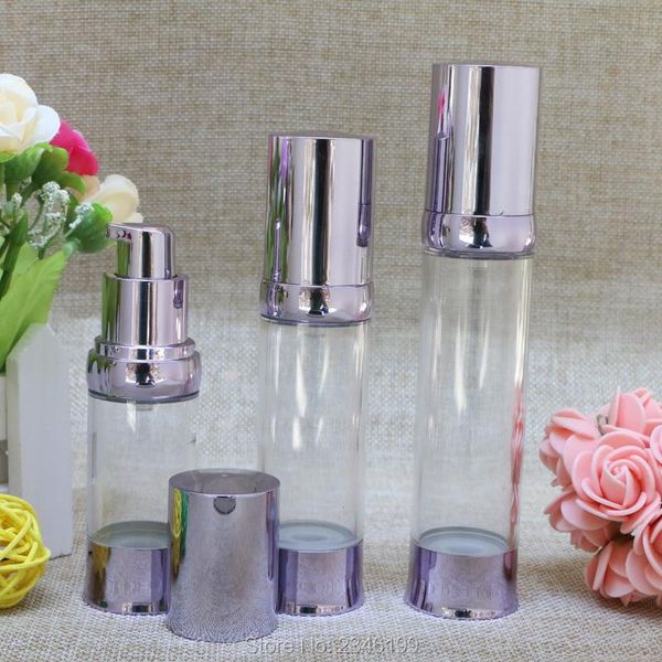 

storage bottles & jars 30ml 30pcs/lot right purple packing bottle of cosmetics packaging materials vacuum cream