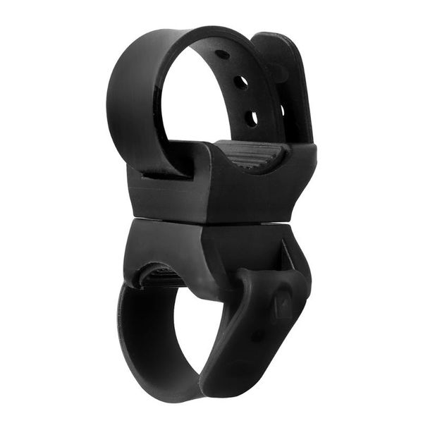 

front mount holder non slip light bracket sports adjustable practical 360 degree rotation silicone outdoor bike use torch clip lights