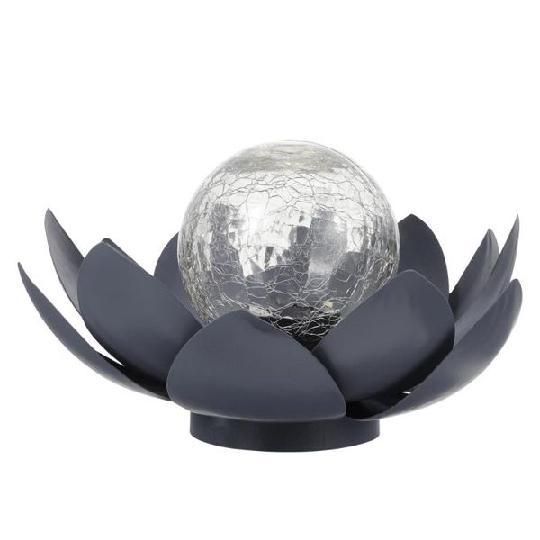 

candle holders 1pc outdoor landscape lotus light delicate solar scene lamp
