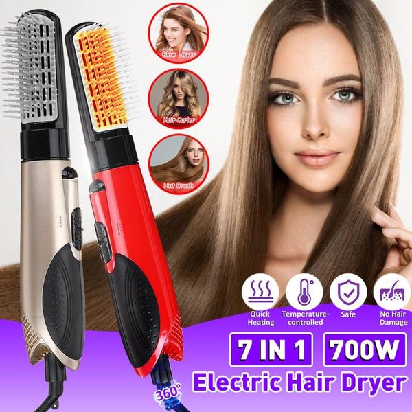 

one step hair dryer volumizer electric blow air brush straightener curler comb negative ion curling iron brushes