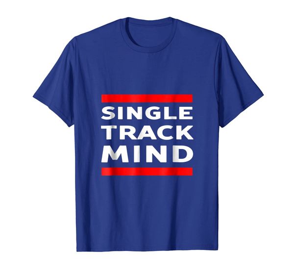 

single track mind t-shirt bicycle mountain bike dirt biking, White;black