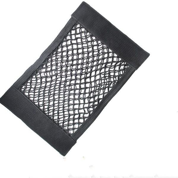 

car organizer seat storage bag luggage net nylon material used for suv mpv cargo bracket mesh