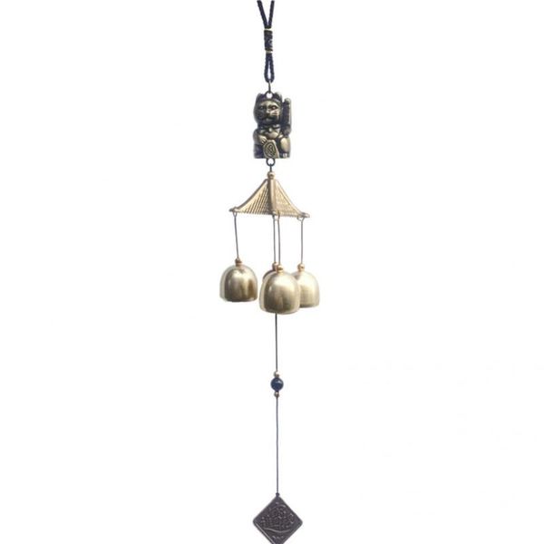 

decorative objects & figurines doorbell lightweight fortune cat bell collectible wide application stylish exquisite wind chime
