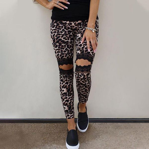 

elastic shaping leopard print womens legging large size buttocks moisture wicking sports female high waist stretch fitness pants, Black