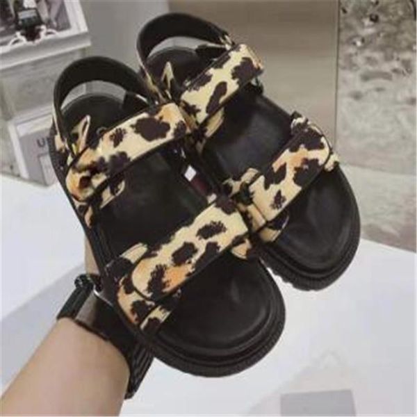 

sandals leopard women shoes elegant ladies zapatos mujer outdoor fashion, Black