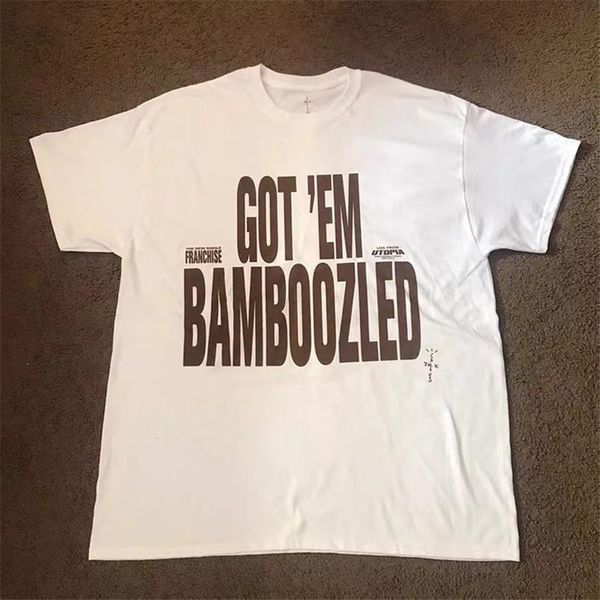 

men's t-shirts men women jackboys tees 2021ss summer style travis scocactus jack franchise t-shirt, White;black