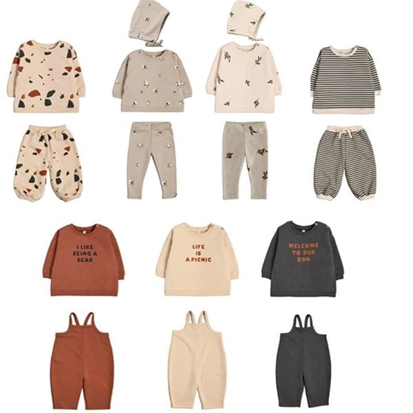 

kids velvet sweaters autumn winter oz brand boys girls letter print sweatshirts baby child tollder fashion outwear clothes 211104, White