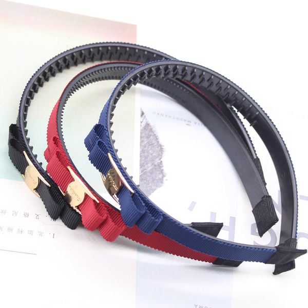 

10 korea fashion cloth art hairband double bowknot headband lady girls hair hoop bands accessories women headdress accessories, Golden;white