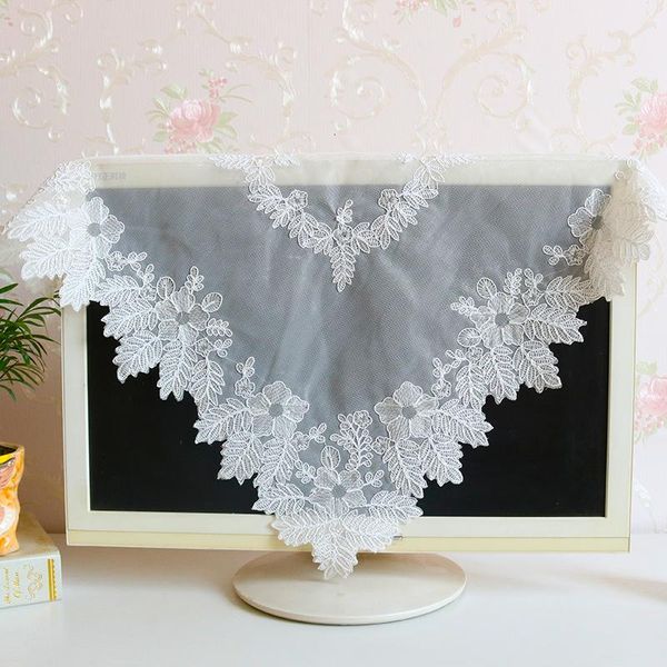 

table cloth european lace fabric water soluble embroidery square placemat tablecloth balcony round mat multipurpose dust cover