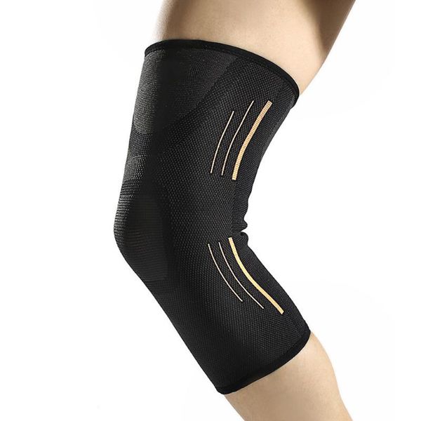 

elbow & knee pads sports pad leg sleeve guard protector elastic kneepad for basketball football cycling ncm99, Black;gray