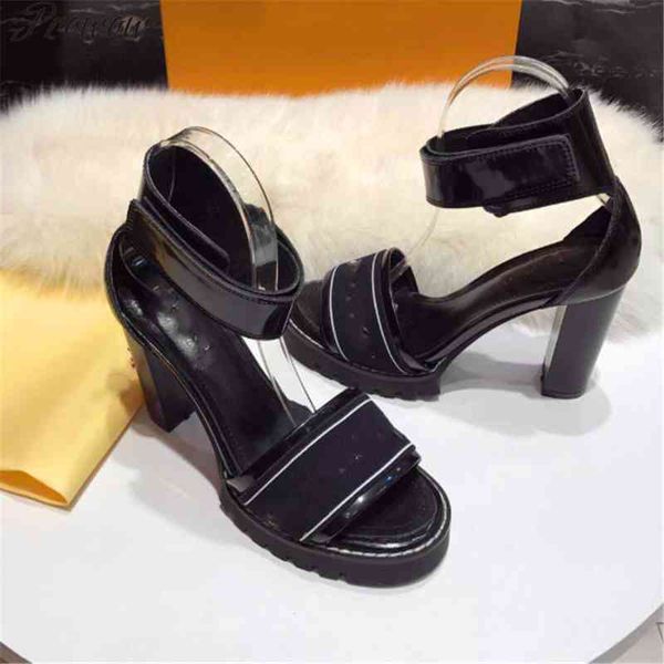

prowow latest high-quality high-heeled sandals modern and casual stylish attractive women's shoes with high-end temperament 60% off sto, Black