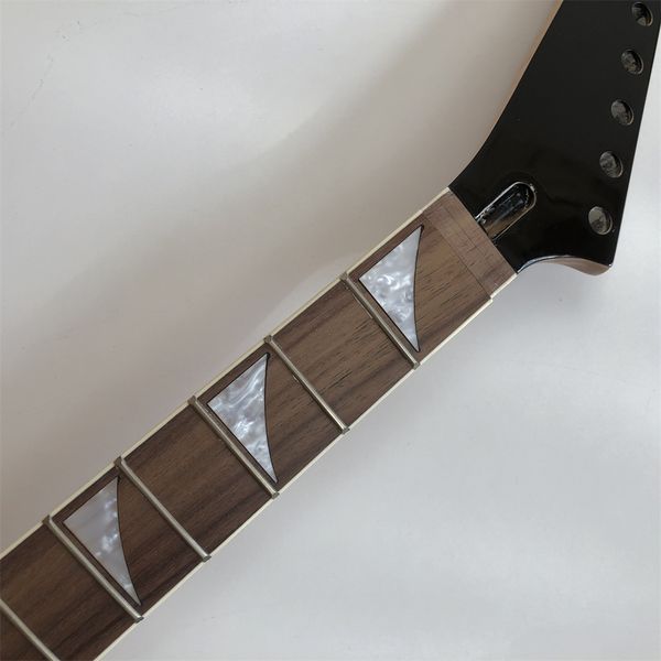 

reverse head guitar neck 24fret maple rosewood fingerboard locking nut diy
