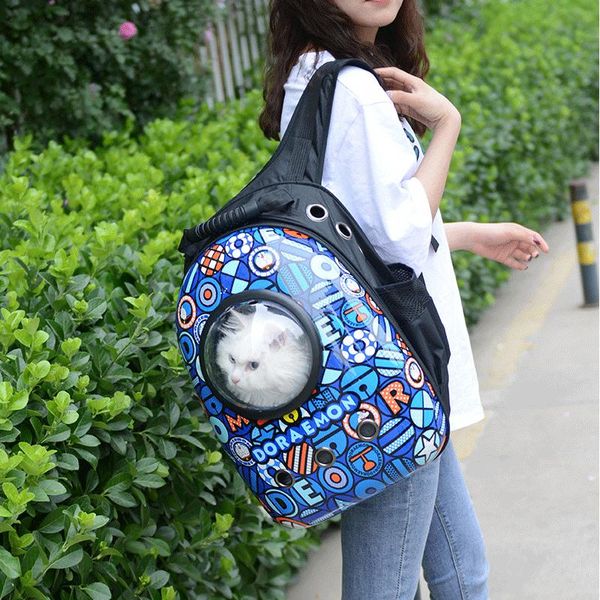 

cat carriers,crates & houses bag breathable portable pet carrier outdoor travel backpack for and dog transparent space