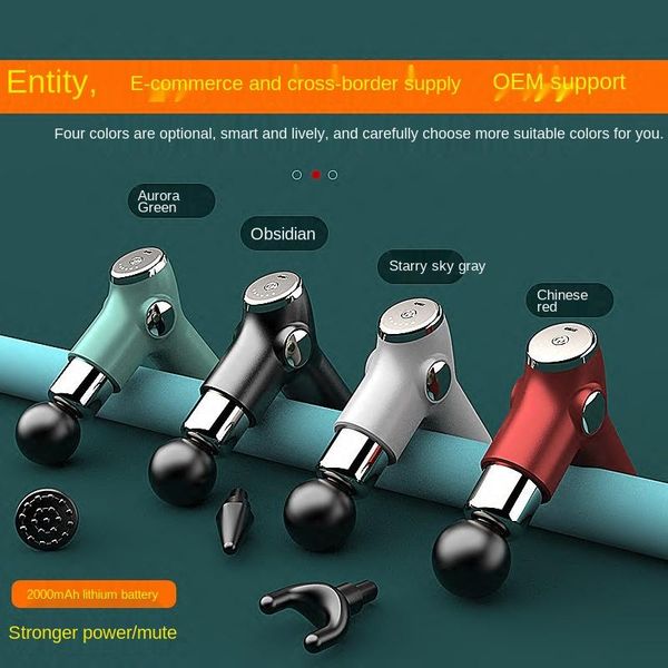

massage gun mini muscle relaxation equipment neck cream grab film instrument usb portable massager