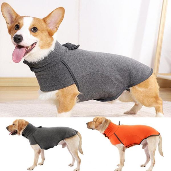 

dog apparel durable sweatshirt fastener tape easy-wearing thickened puppy pullover clothes pet costume