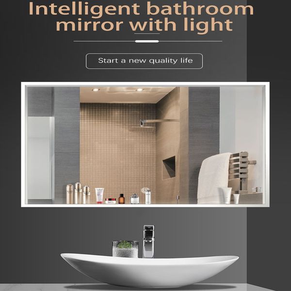 

bathroom mirror wall led with light touch smart