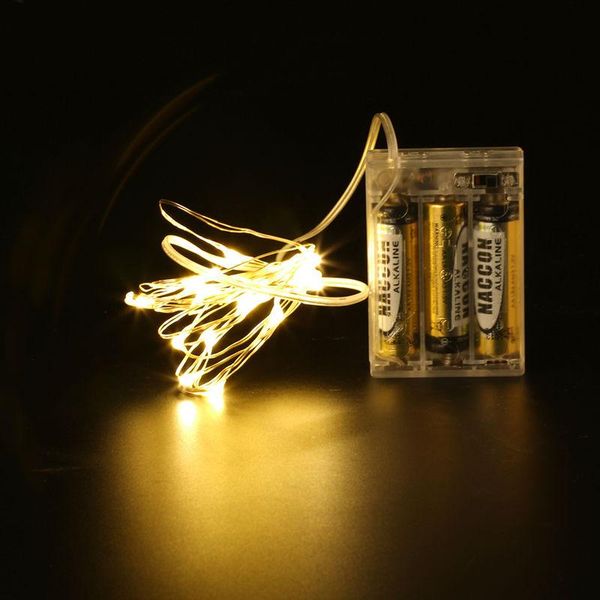 

party decoration 2m 3m led copper wire string fairy lights battery operated christmas holiday wedding festival