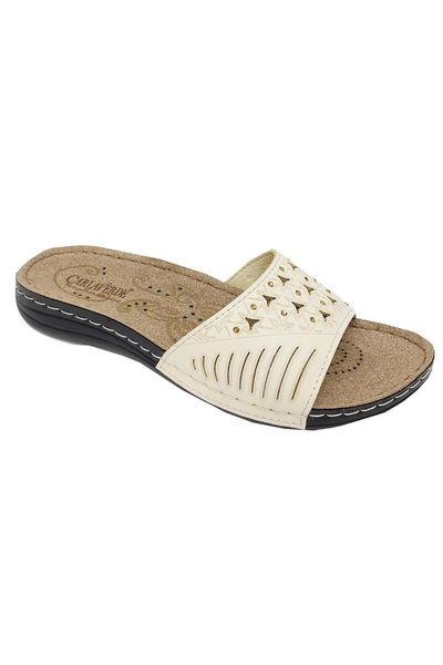 

slippers carlaverde 5704 anatomical leather fashion women 's, Black