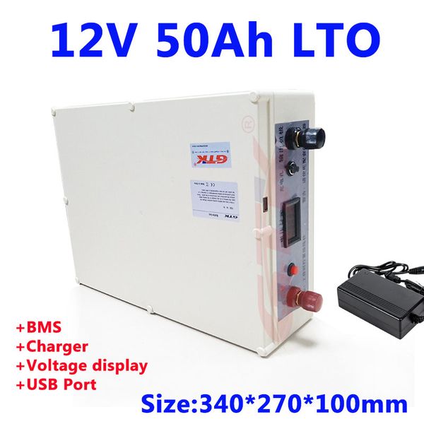 Быстрая зарядка LTO 12V 50AH 60AH 80AH литий Titanate аккумуляторная батарея 2.4V ячейка с BMS для инвертора электрическая лодка + 5А зарядное устройство