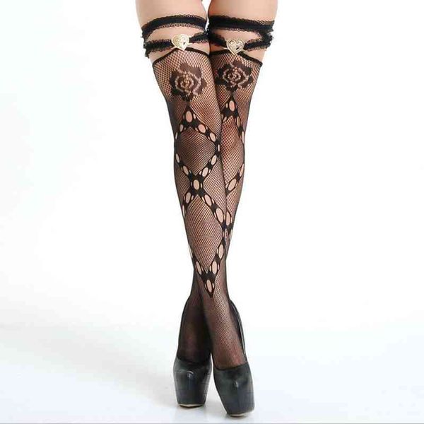 

fashion women stockings black small mesh lace fishnet lingerie nylon hollow 26