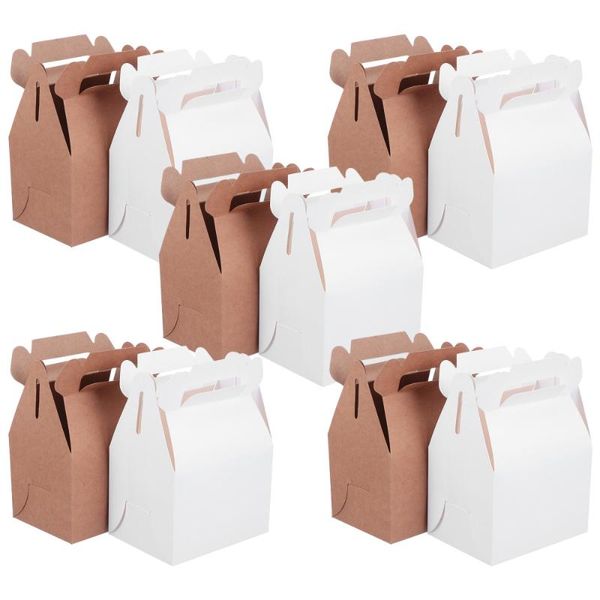 

gift wrap 10 pcs practical cupcake boxes portable treat multipurpose pastry