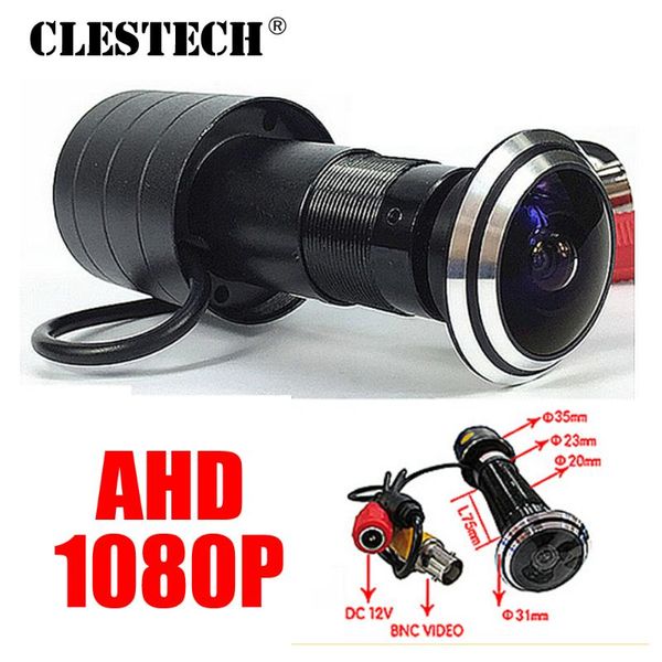 

cameras door eye hole ahd cctv mini camera 1080p peephole fisheye sony-imx323 sensor star light 0.001lux super wide angle surveillance
