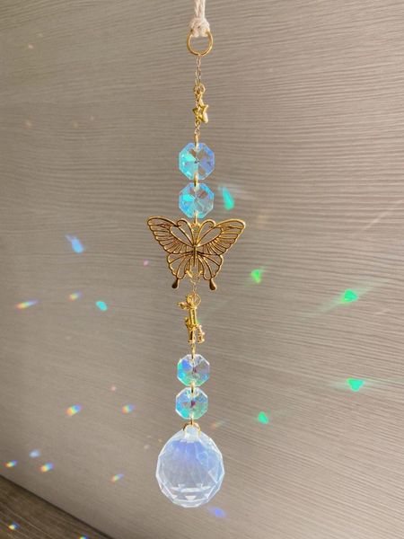 

car suncatcher-rainbow sun catcher- home decor - rainbow maker for window mini catcher garden decorations