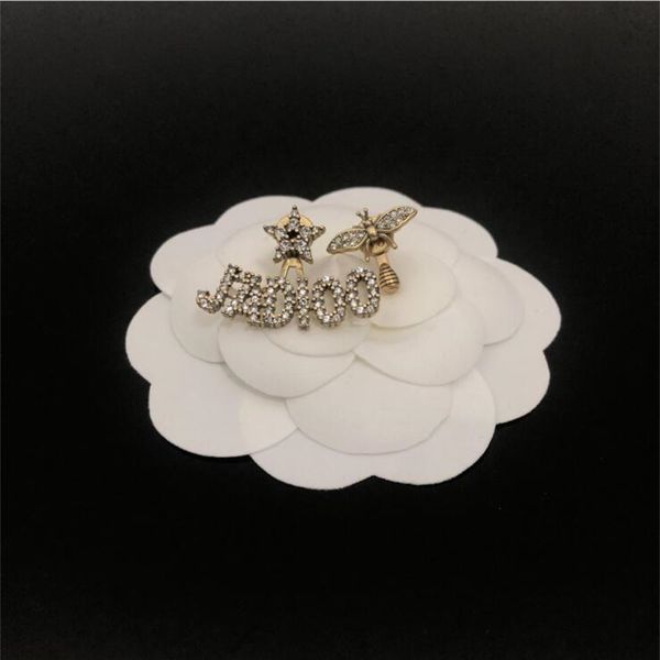 

new asymmetric bee tassel earrings and earrings, Silver