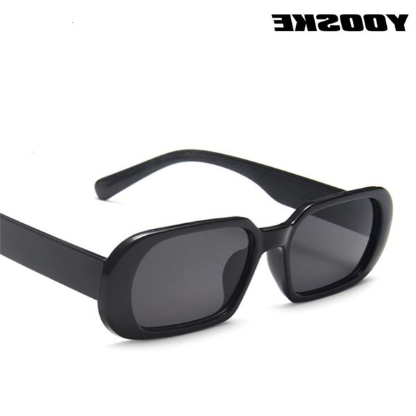 

highend accessories yooske brand small women fashion oval sunglass men vintage green red eyewear ladi travel style uv glass, Black