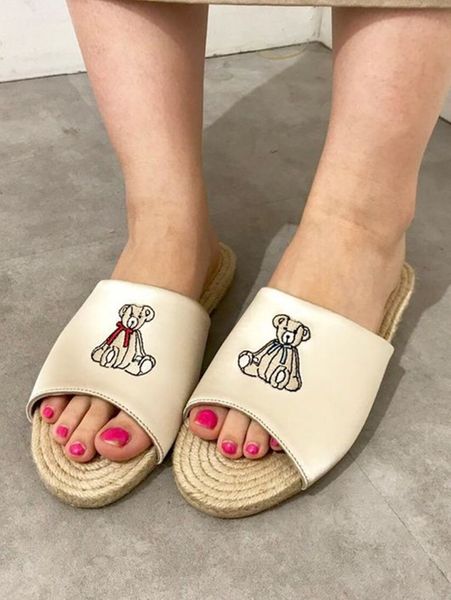 

merryjenny's original giant cute bear slippers yw yw, Black