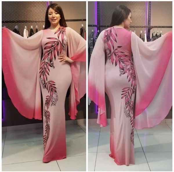 

dresses elegant mermaid slim sleeve v neck floral maxi dress plus size women clothing a34 47hk, Black;gray