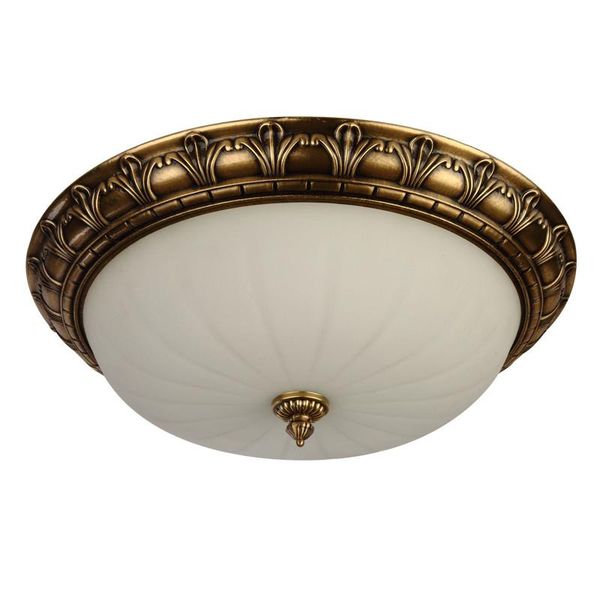 

ceiling lights european e27 copper lamp round glass