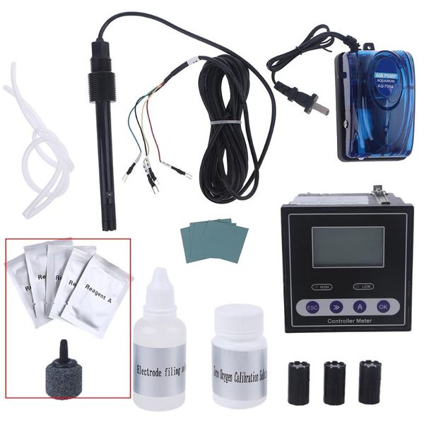 

meters industrial online dissolved oxygen monitor aquaculture tester dropship