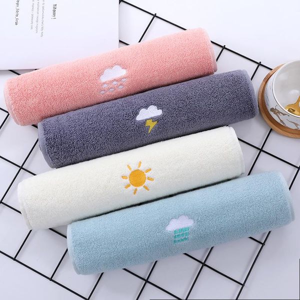 

towel soft cotton face handkerchief washing cute cartoon thickened sports comfortable weather