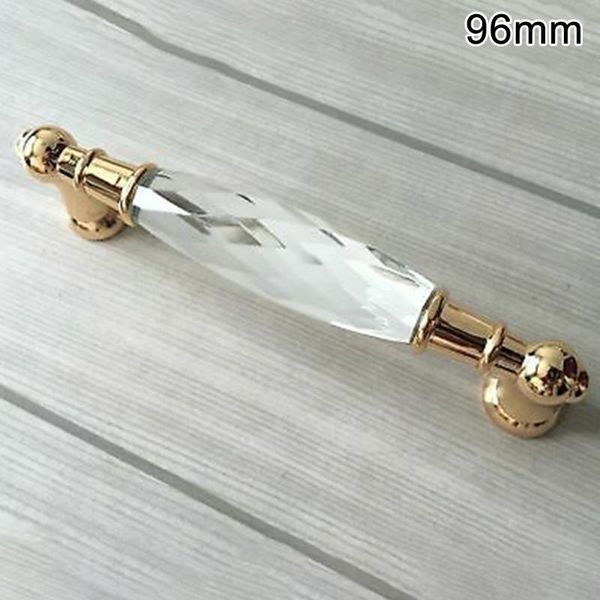 

craft tools 96/128mm handles accessories cabinet wardrobe cupboard glass crystal gold