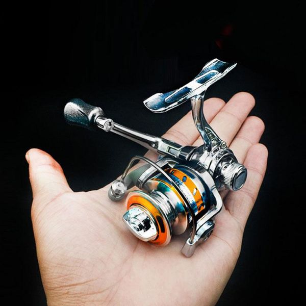 

size mini spinning reel portable winter ice angling reels metal mn100/gt500 carp fishing wheel pesca tackle ultralight 157g baitcasting