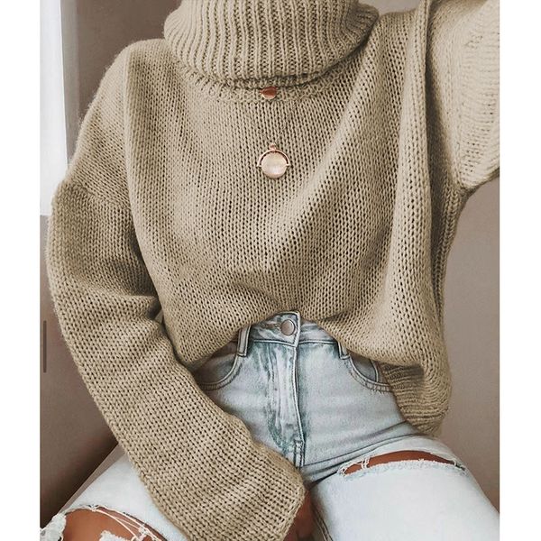 

knit sweater for women backless color loose super soft matching fashionable fall and winter collection, White;black