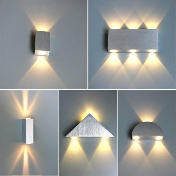 

wall lamp led indoor lighting modern home decoration sconce aluminum ac 85-265v for bath corridor nr-183