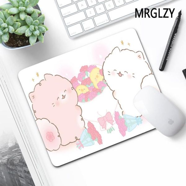 

mouse pads & wrist rests mrglzy pink cat small pad placemat gamer multiple sizes gaming accessories carpet lap office students mousepad