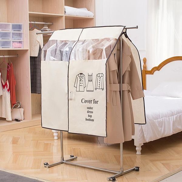 

dustproof clothes dust cover for garment suit dress coat cloth protector home storage clothing & wardrobe