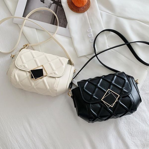 

female summer bag foreign square new trendy retro western casual rhombus 2021 messenger style fashion small trade one-shoulder ledtu
